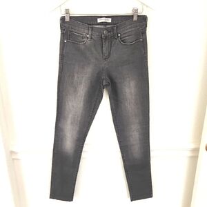 Banana Republic Grey Mid Rise Skinny Jeans  Size 26 1% Spandex 92% Cotton 7% Pol